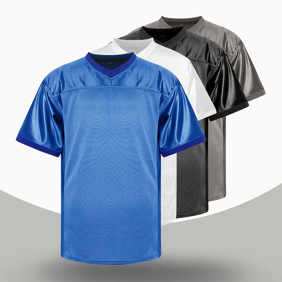 Blank Football Jerseys made to order by ZEE Sports Wear — custom football team kit