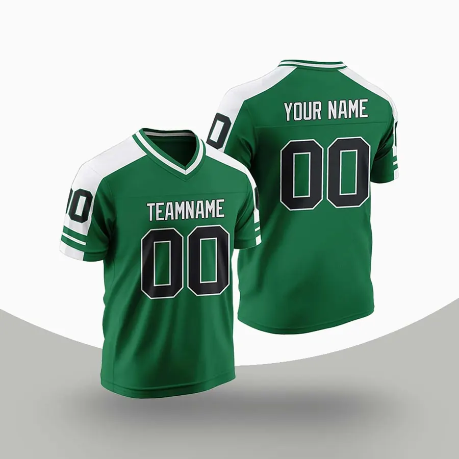 Custom football custom printed jerseys made to order by ZEE Sports Wear