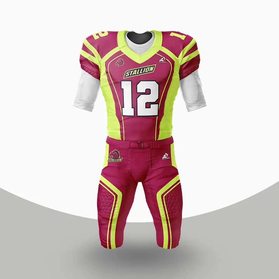 High School Football Uniforms made to order by ZEE Sports Wear — custom football team kit