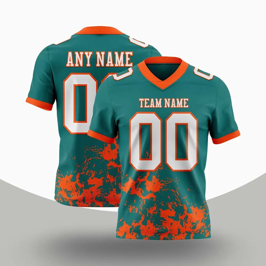 Custom football reversible jerseys made to order by ZEE Sports Wear