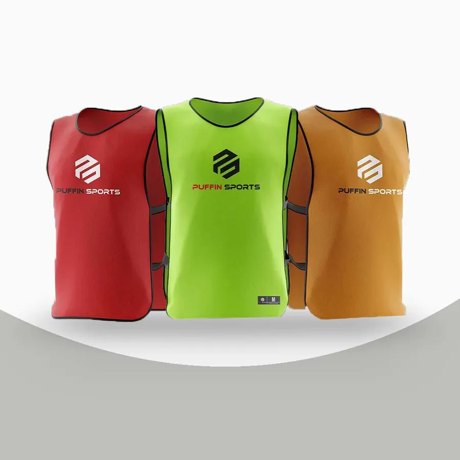 Custom Soccer Training Bibs made to order by ZEE Sports Wear — custom soccer team kit