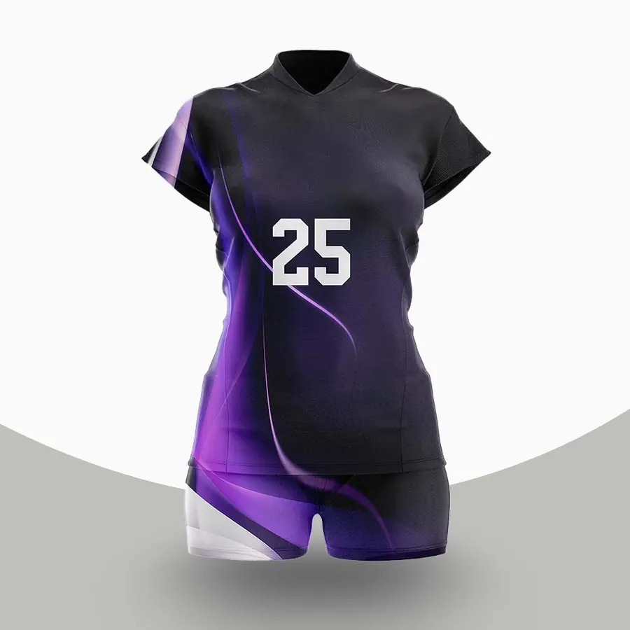 Custom volleyball blank & plain jerseys made to order by ZEE Sports Wear