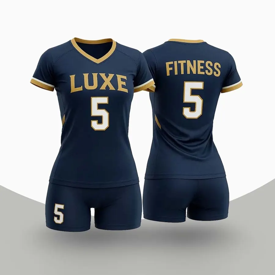 Custom volleyball team uniforms made to order by ZEE Sports Wear