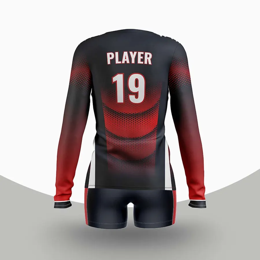 Custom volleyball team uniforms made to order by ZEE Sports Wear