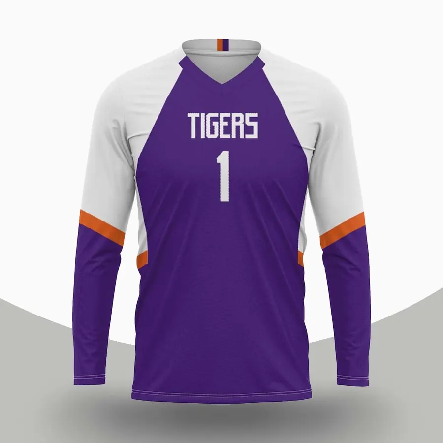 Custom Name Volleyball Jerseys made to order by ZEE Sports Wear — custom volleyball team kit