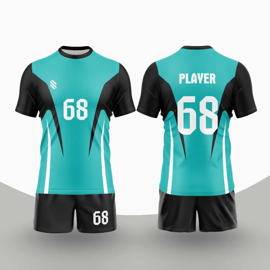 Custom Number Volleyball Jerseys made to order by ZEE Sports Wear — custom volleyball team kit