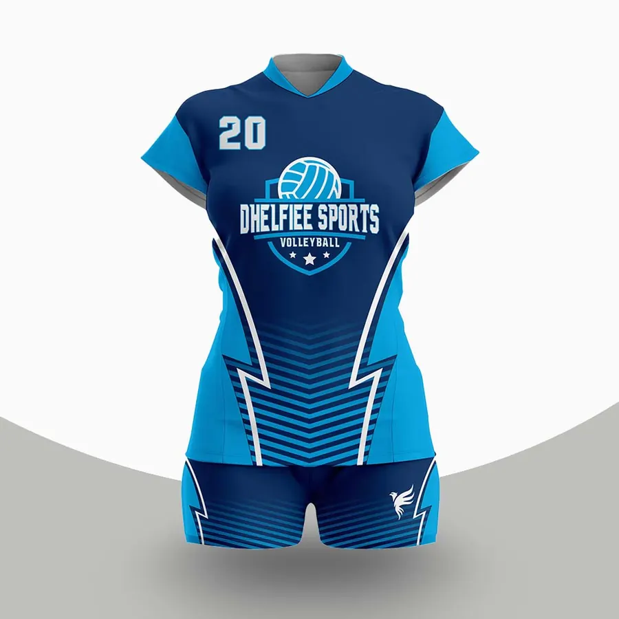 Volleyball Team Kits — custom volleyball kit made by ZEE Sports Wear
