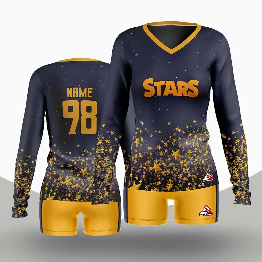 Women Volleyball Uniforms made to order by ZEE Sports Wear — custom volleyball team kit